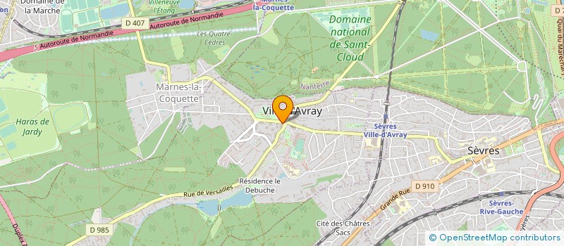 localisation de l'entreprise DE FOUCHER INVESTMENT GROUP  VILLE-D'AVRAY