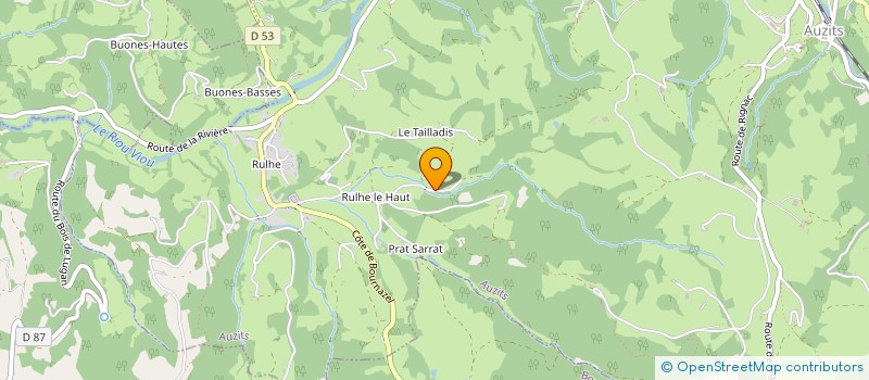 localisation de l'entreprise DE FOULLADE  MAYRAN