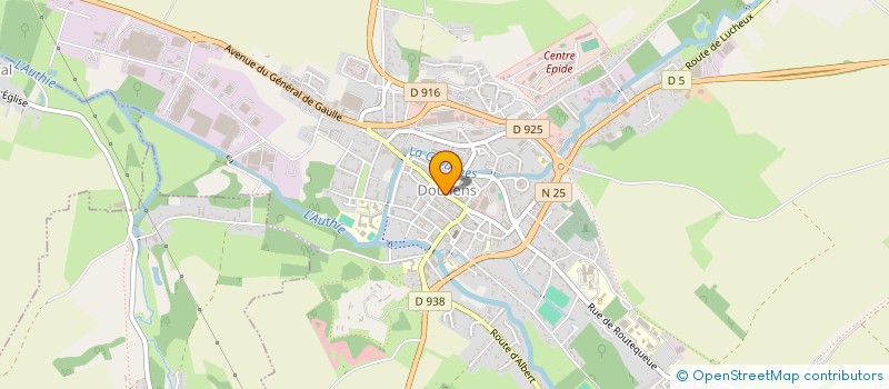 localisation de l'entreprise DE FRAIZE  DOULLENS