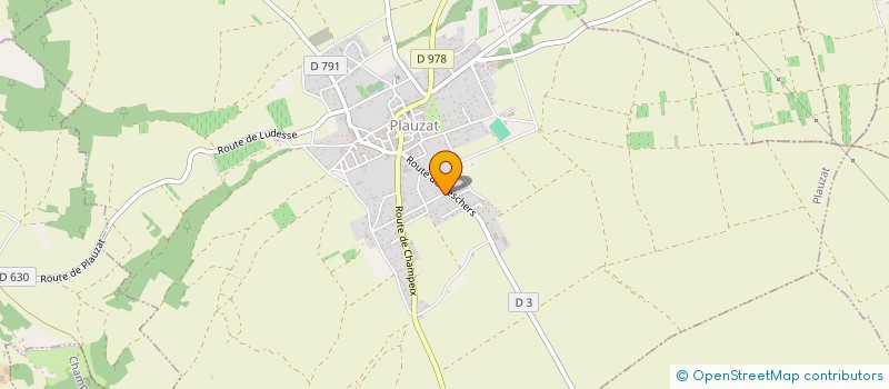 localisation de l'entreprise DE FREITAS  PLAUZAT