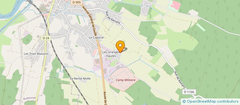 localisation de l'entreprise DE FREITAS à AUXONNE