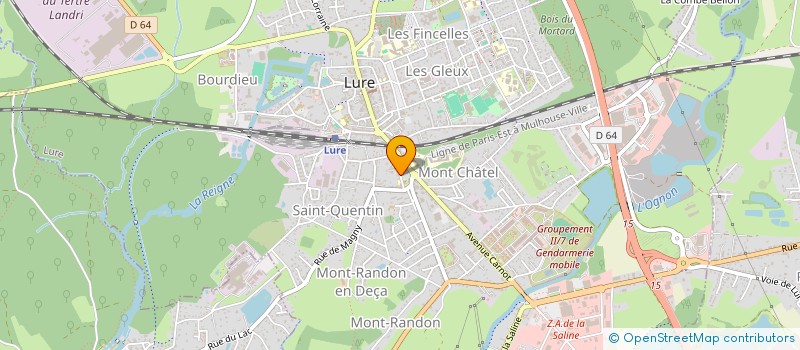 localisation de l'entreprise DE FREITAS AGENCEMENT  LURE