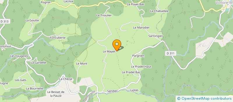 localisation de l'entreprise DE FREITAS ARMATURES D'AUVERGNE à COURPIERE
