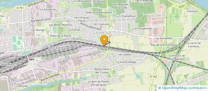 localisation de l'entreprise DE FREITAS ET FRERES à MONTLOUIS-SUR-LOIRE