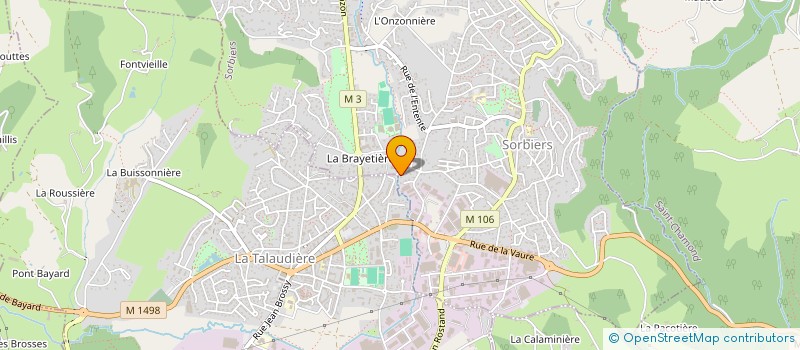 localisation de l'entreprise DE FREITAS IMMOBILIER  SORBIERS