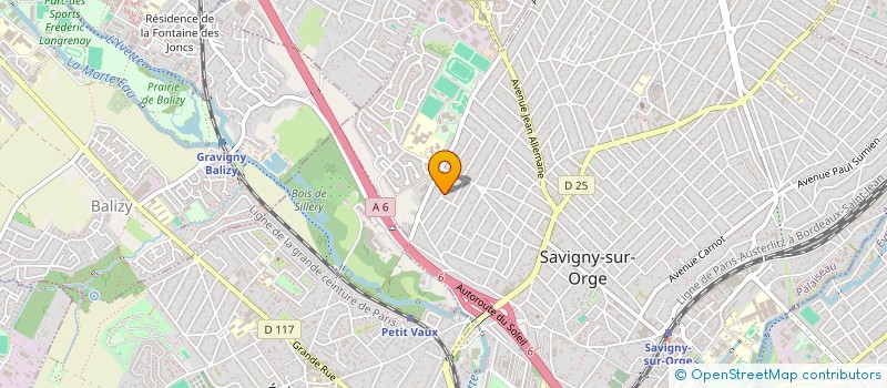 localisation de l'entreprise DE FREITAS INVESTISSEMENT  SAVIGNY-SUR-ORGE