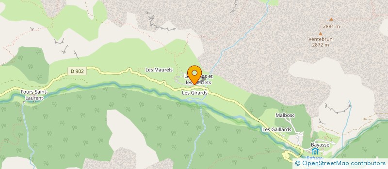 localisation de l'entreprise DE FREYMAN à BARCELONNETTE