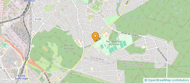 localisation de l'entreprise DE FURSAC  SUCY-EN-BRIE