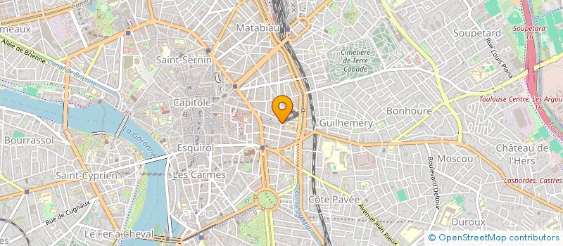 localisation de l'entreprise DE GABARDIE à TOULOUSE