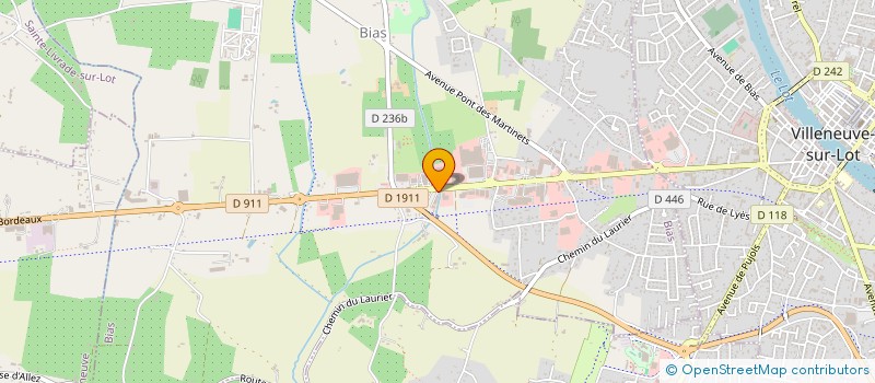 localisation de l'entreprise DE GALAFROT  BIAS