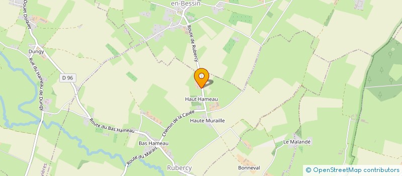 localisation de l'entreprise DE GALESTE  RUBERCY