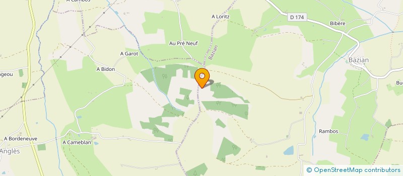 localisation de l'entreprise DE GANILLON  RIGUEPEU