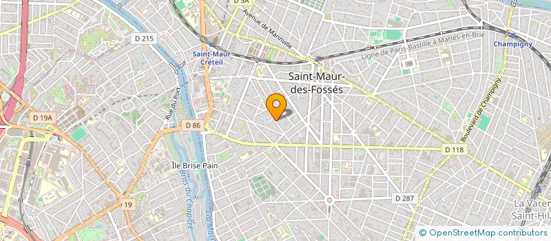 localisation de l'entreprise DE GAULLE à SAINT-MAUR-DES-FOSSES