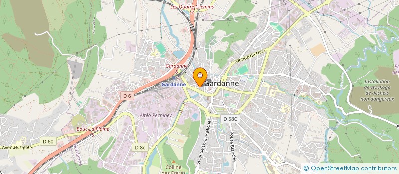 localisation de l'entreprise DE GAULLE à GARDANNE