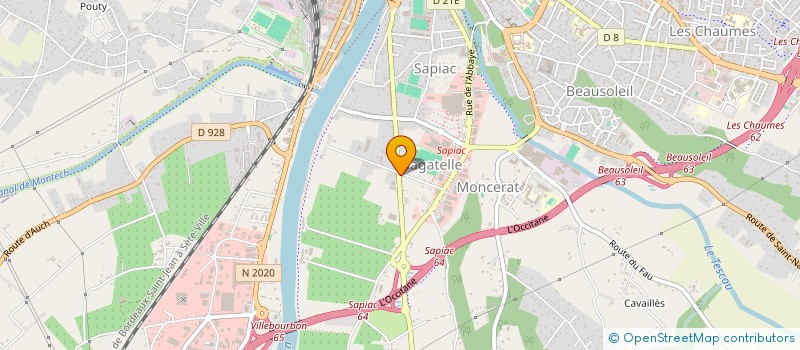 localisation de l'entreprise DE GAULLE à MONTAUBAN