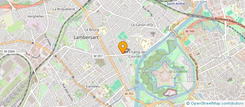 localisation de l'entreprise DE GAULLE BARBIEUX à LAMBERSART