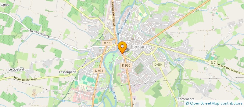 localisation de l'entreprise DE GAVARRE  BERAUT