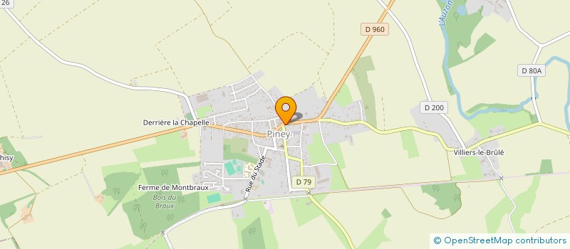 localisation de l'entreprise DE GAYA  PINEY