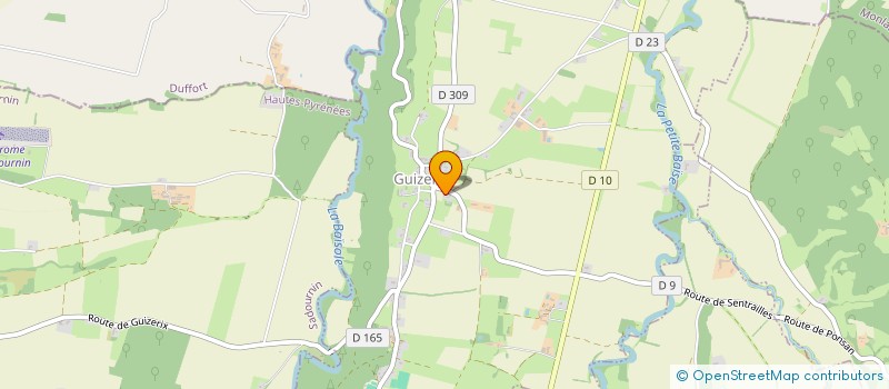 localisation de l'entreprise DE GERBET  GUIZERIX