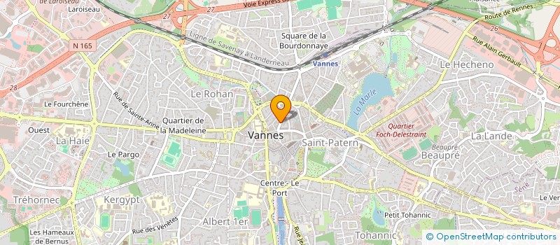 localisation de l'entreprise DE GESTE EN GESTES - ASSOCIATION POUR LE SOUTIEN ET LA DIFFUSION DES CREATIONS INTERACTIVES DE RAOUL MOURAUD à VANNES