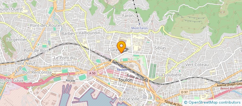 localisation de l'entreprise DE GESTION D'ORGANISATION DES ENTREPRISES à TOULON