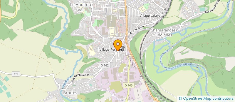 localisation de l'entreprise DE GESTION ET COMPTABILITE à CHAUMONT