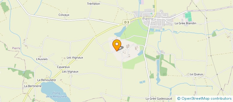 localisation de l'entreprise DE GESTON  PIERRIC