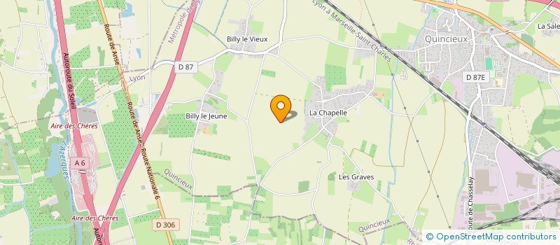 localisation de l'entreprise DE GEVRIS  QUINCIEUX