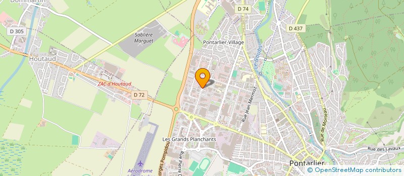localisation de l'entreprise DE GIORGI IMMOBILIER à PONTARLIER