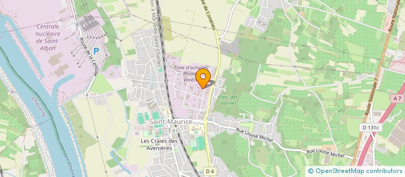 localisation de l'entreprise DE GLAY  SAINT-MAURICE-L'EXIL