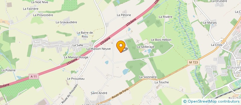 localisation de l'entreprise DE GOBERT  CARQUEFOU