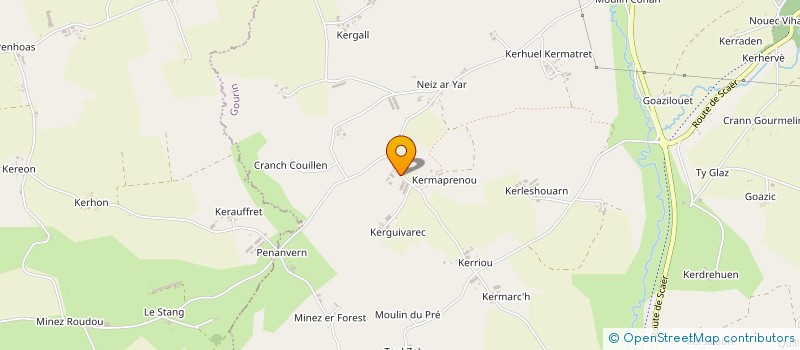 localisation de l'entreprise DE GOFFIOU à GOURIN