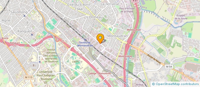 localisation de l'entreprise DE GONIN à TOULOUSE