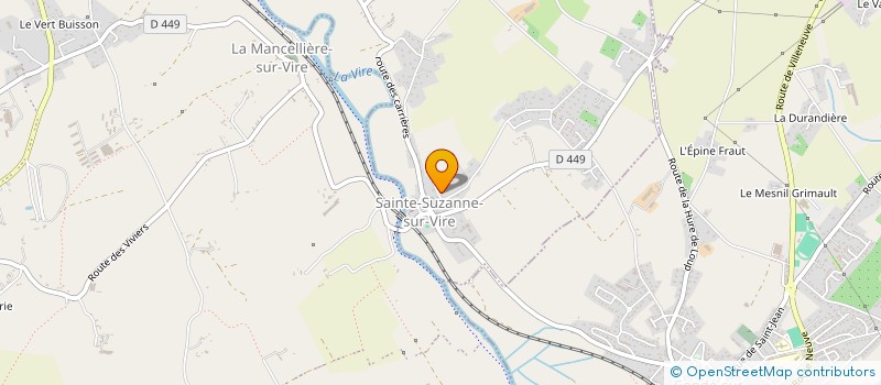 localisation de l'entreprise DE GOTS  SAINTE-SUZANNE-SUR-VIRE