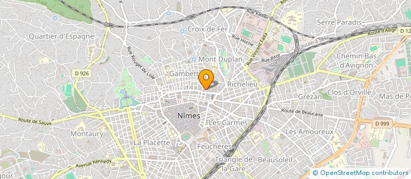 localisation de l'entreprise DE GOURCY IMMOBILIER  NIMES