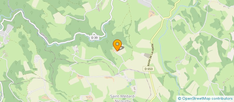 localisation de l'entreprise DE GOUTEPEYROUSE  LAURESSES