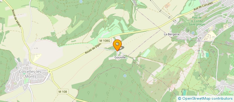 localisation de l'entreprise DE GOUVILLE  CORCELLES-LES-MONTS