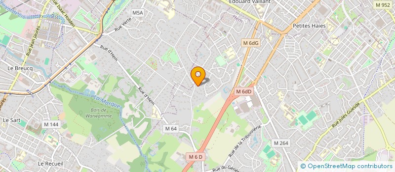 localisation de l'entreprise DE GOUY  HEM