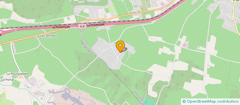 localisation de l'entreprise DE GRAAF  VIDAUBAN