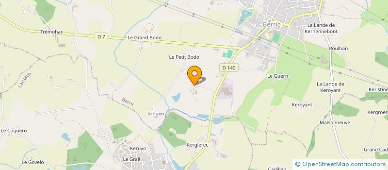 localisation de l'entreprise DE GRABETO à BERRIC