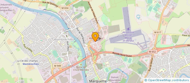 localisation de l'entreprise DE GRAEVE SAS à WAMBRECHIES