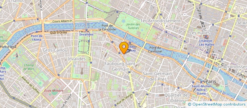 localisation de l'entreprise DE GRAMMONT CRILLON  PARIS