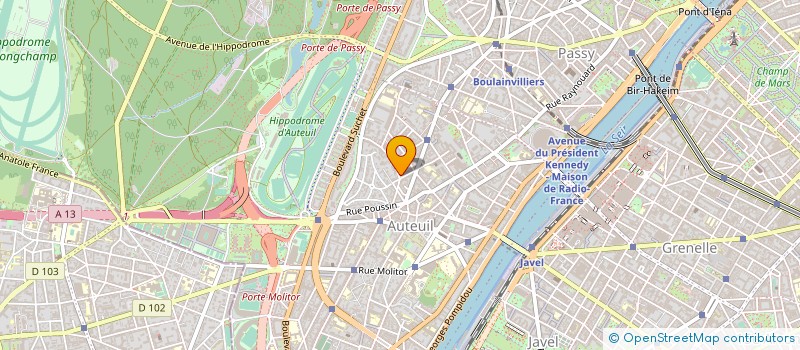 localisation de l'entreprise DE GRAMONT - CROUE  PARIS