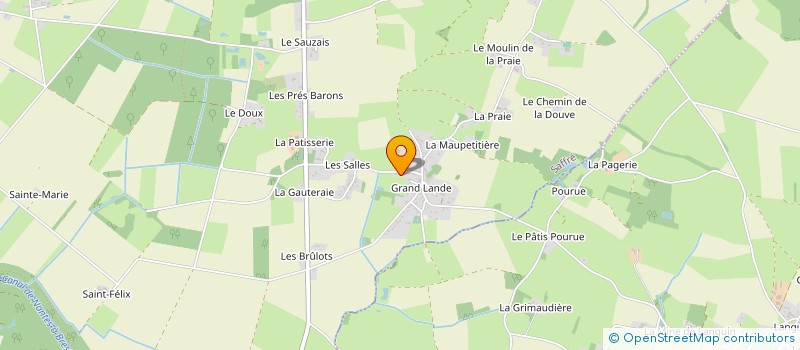 localisation de l'entreprise DE GRAND LANDE à SAFFRE
