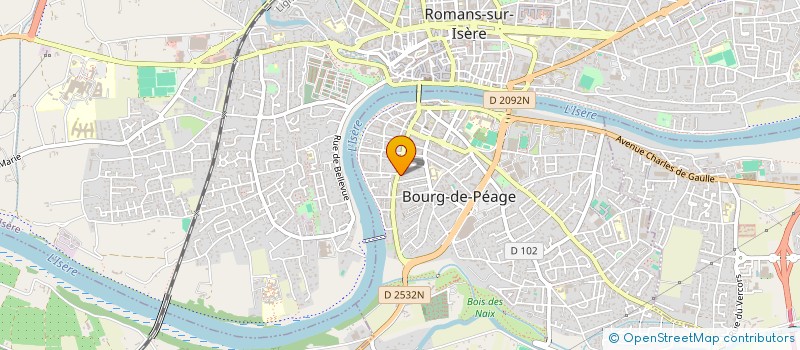 localisation de l'entreprise DE GRANDES HISTOIRES  BOURG-DE-PEAGE