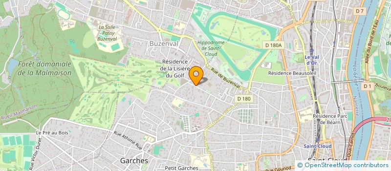 localisation de l'entreprise DE GRANDMAISON IMMOBILIER à GARCHES