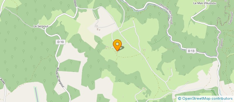 localisation de l'entreprise DE GREZIES  CABRERETS