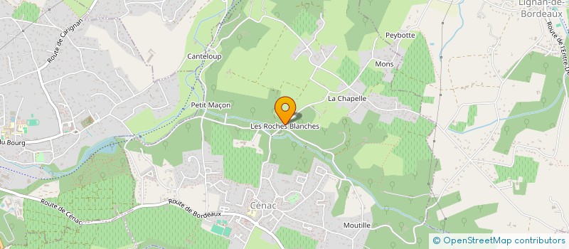 localisation de l'entreprise DE GRIPP  CENAC