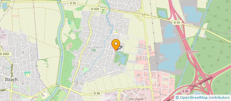 localisation de l'entreprise DE GRUTTOLA FRERES SARL à SAUSHEIM