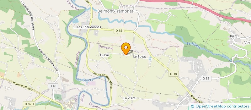 localisation de l'entreprise DE GUBIN à DOMESSIN